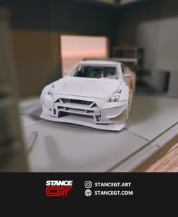 GTR GT3 | Model Kit Car 3d model