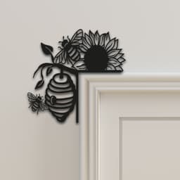Honey And Bee Door Corner Decor 3d model