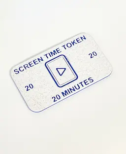 Screen Time Tablet Token 3d model