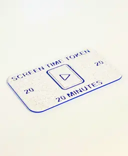 Screen Time Tablet Token 3d model