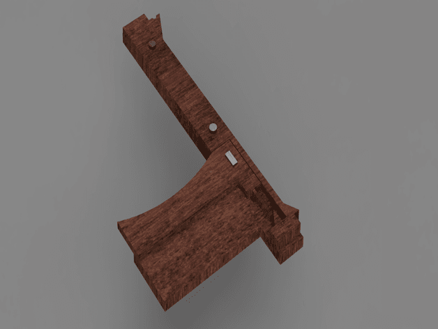 Rubber band gun 3d model