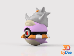 Slowking Poke ball 3d model