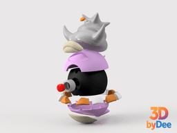 Slowking Poke ball 3d model