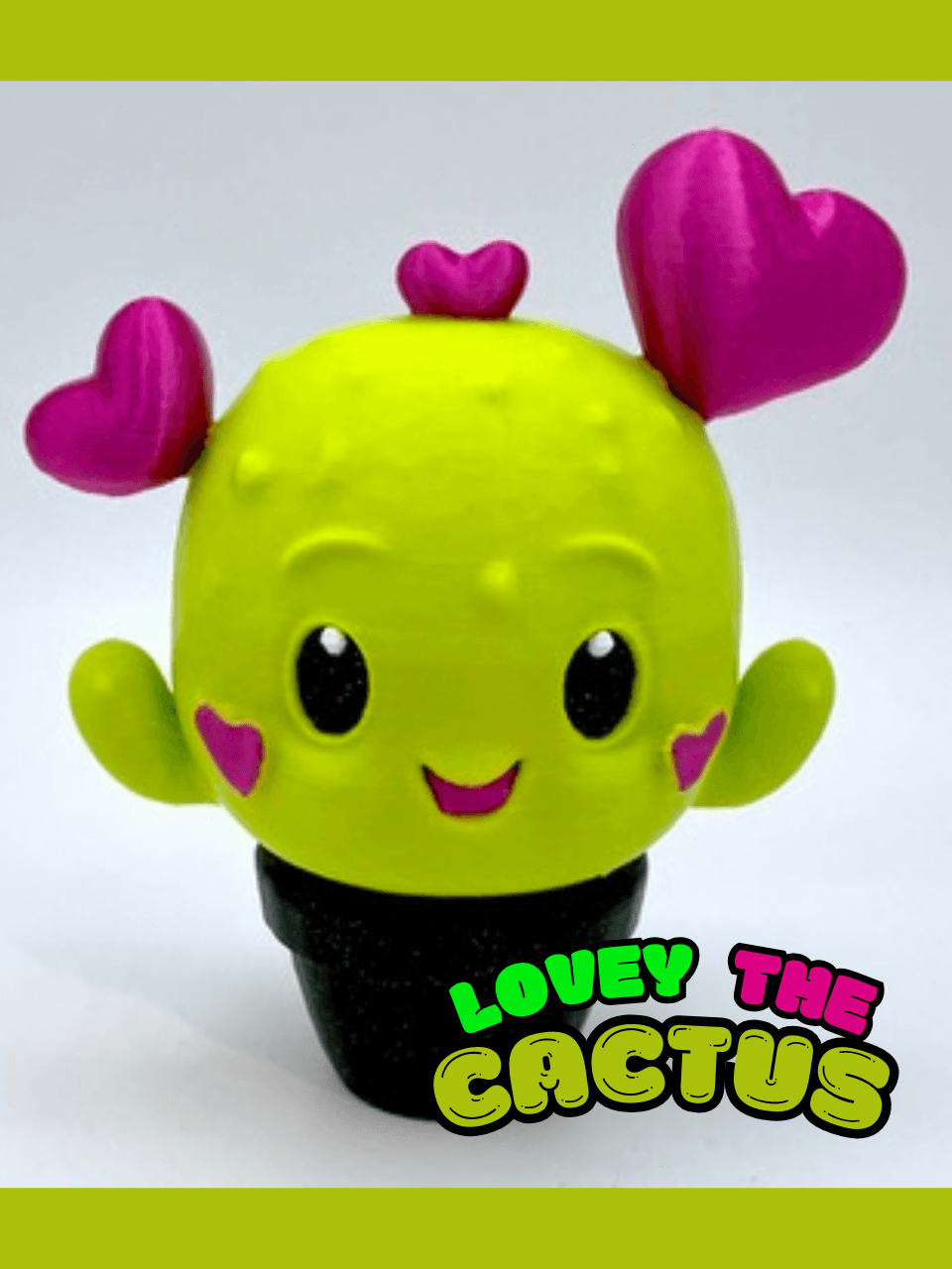 Lovey the Cactus 3d model
