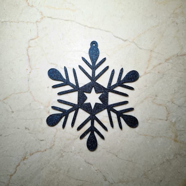 snowflake 3d model
