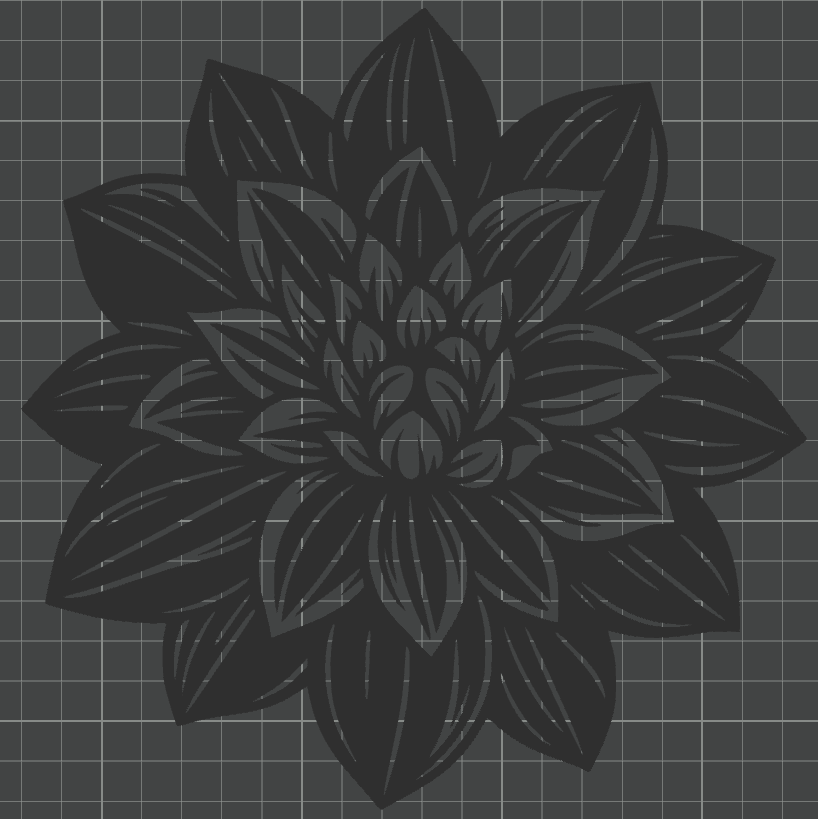 Black Dahlia 3d model