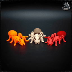 Articulated Ant - Print in Place - No Supports - Multicolor - Keychain 3d model