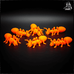 Articulated Ant - Print in Place - No Supports - Multicolor - Keychain 3d model