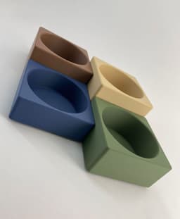 Planters for Succulent Plants - Modular Cacti Pots Set 3d model
