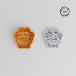 Four Eye Monster Shape Cutter & Stamp Set, Perfect for Cookies & Fondant, 6 Pieces, Includes S/M/L Sizes PRODUCT_3013 3d model