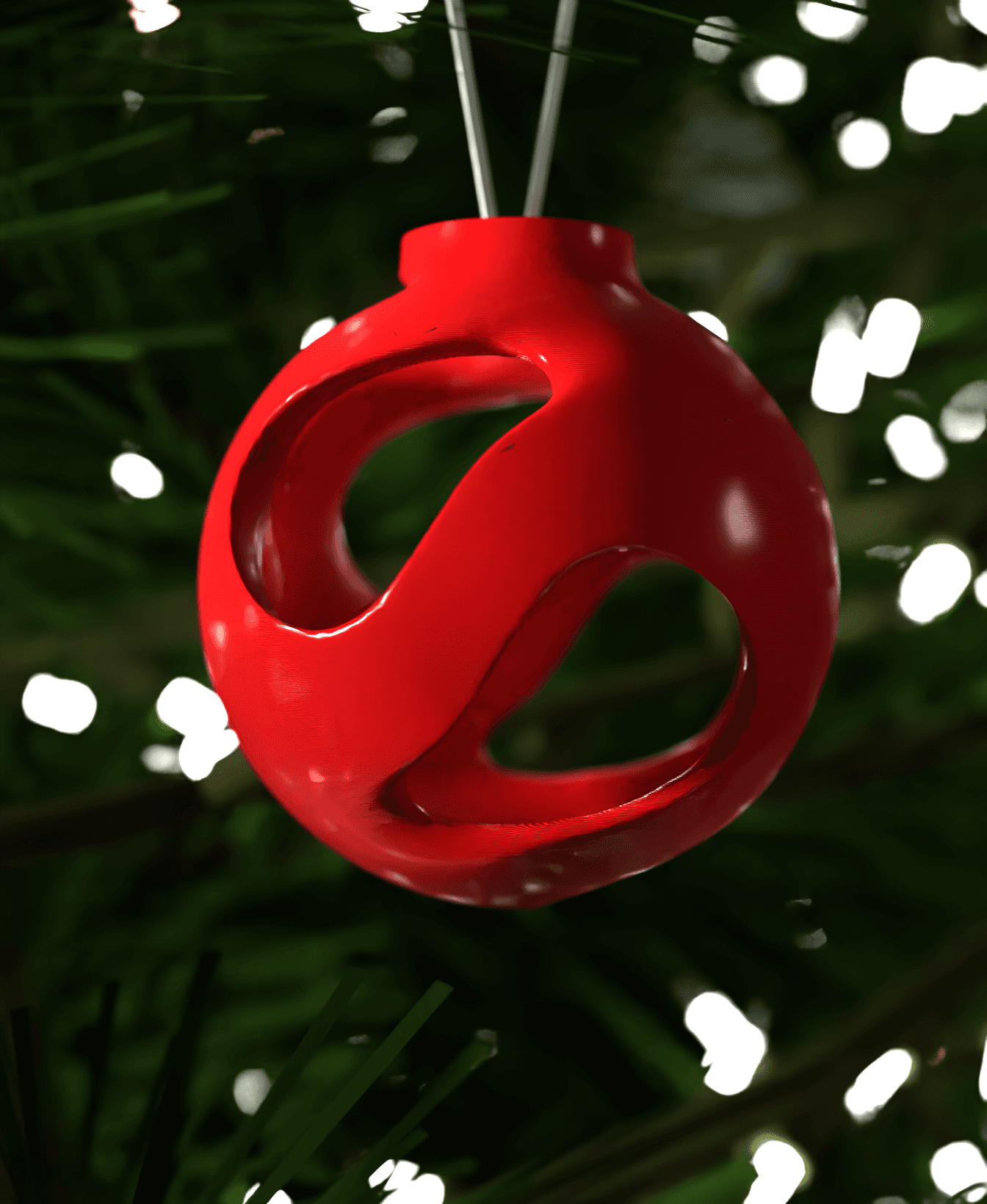 Christmas Ornament Snowflake Shells 002 3d model