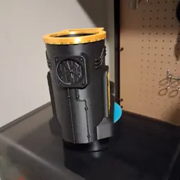 Fallout Dice Tower Can Holder 3d model