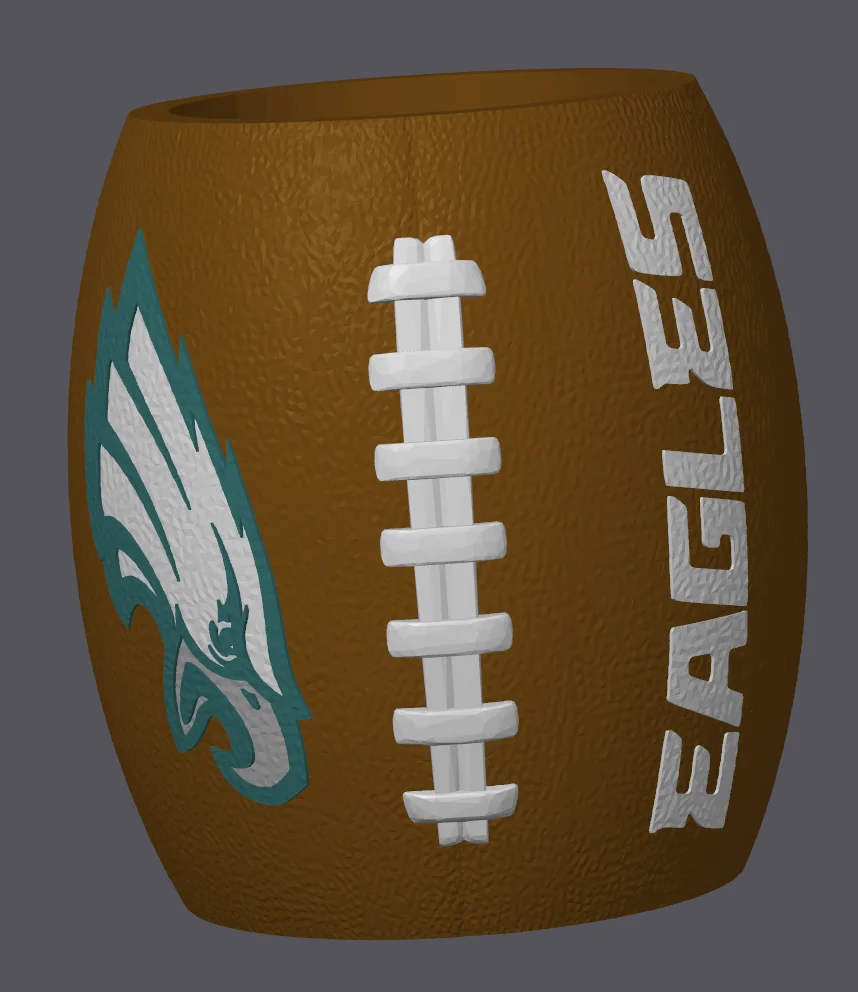 NFL Football Koozie - Eagles 3d model