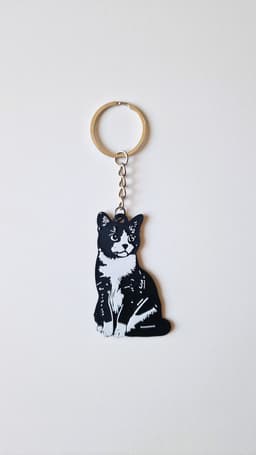 Aegean keychain + magnet 3d model