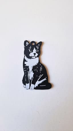 Aegean keychain + magnet 3d model
