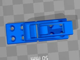 Latch+toggle+lock+samesize+better print adhesion 3d model