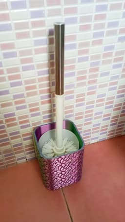 Recipiente para escobilla WC Hojas // Brush holder Leaves (personalizable) 3d model