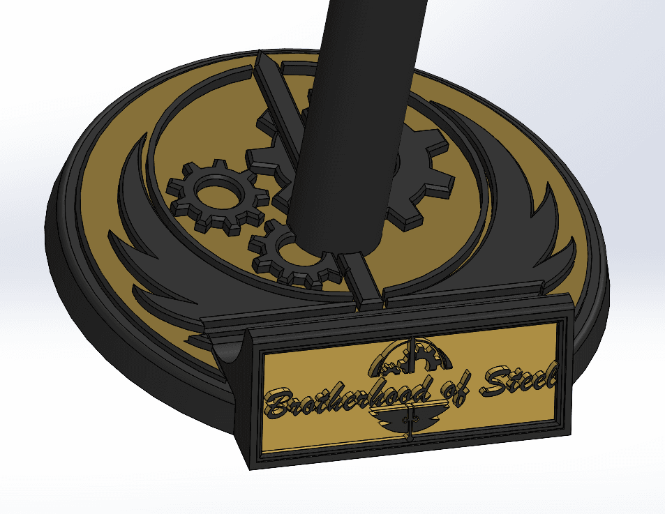 Helmet Stand Modular 3d model