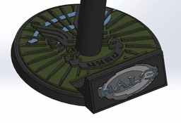 Helmet Stand Modular 3d model