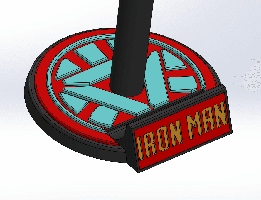 Helmet Stand Modular 3d model