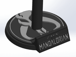 Helmet Stand Modular 3d model