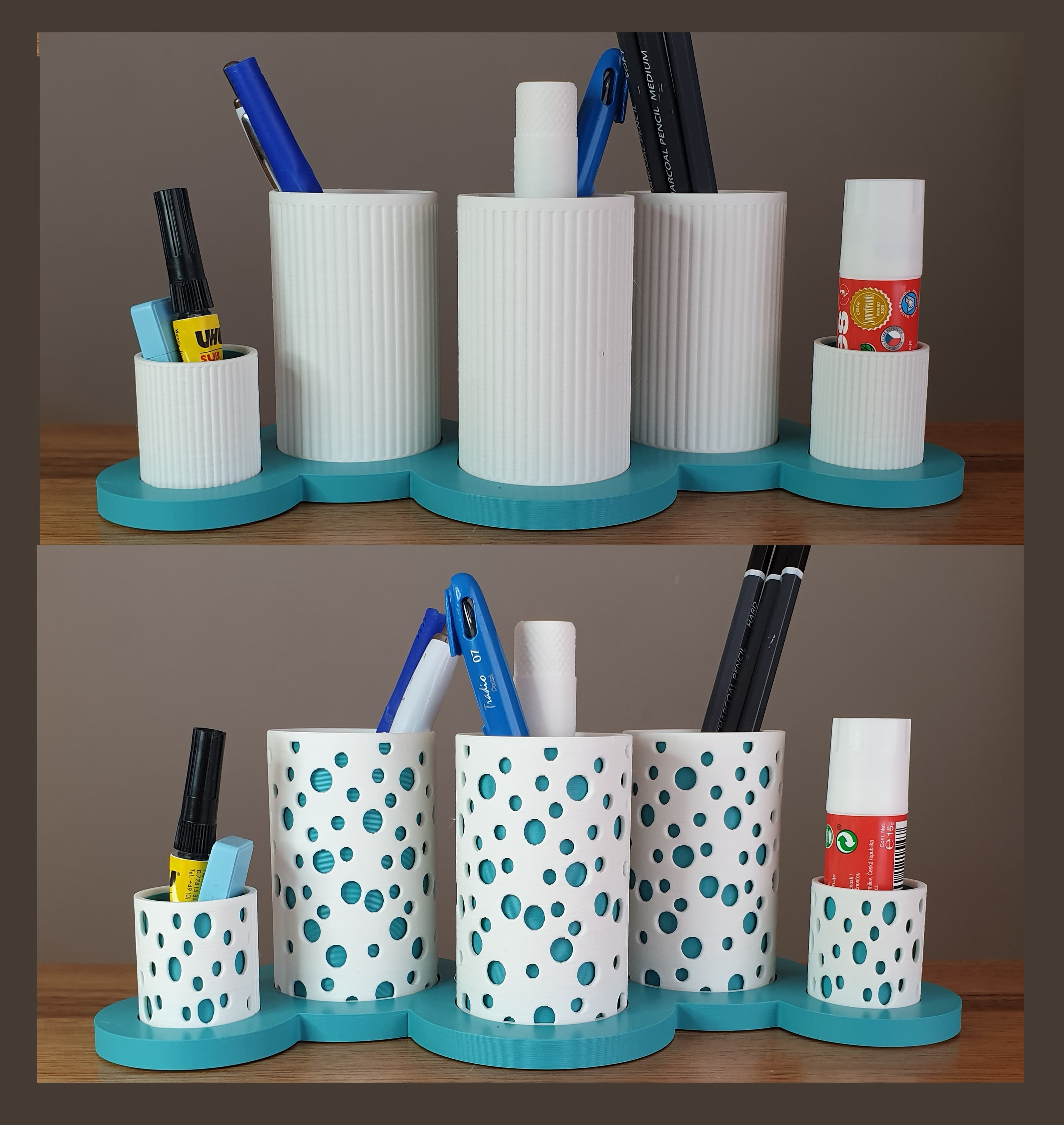 Work and Play Desk Tidy - Revolving 2 in 1 desk tidy - 3d model