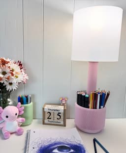 Paralane Rotating Desk Organizer Lamp 3d model