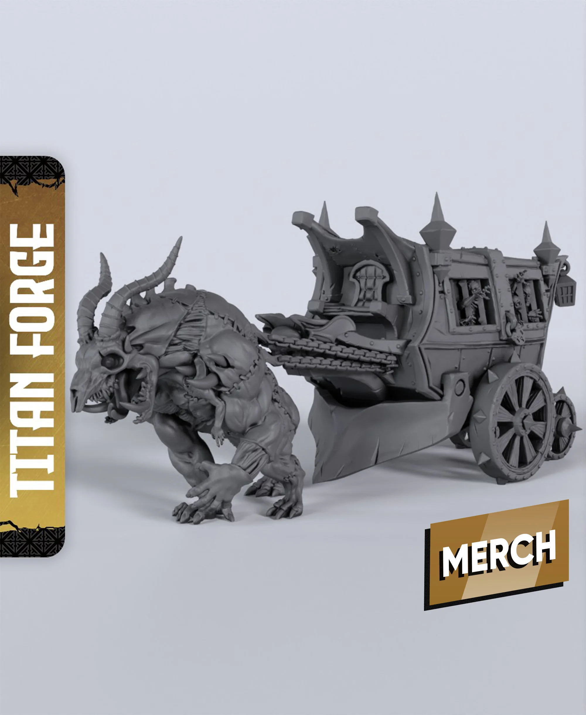 Vampire Wagon - With Free Dragon - 5e DnD Inspired for RPG and Wargamers 3d model