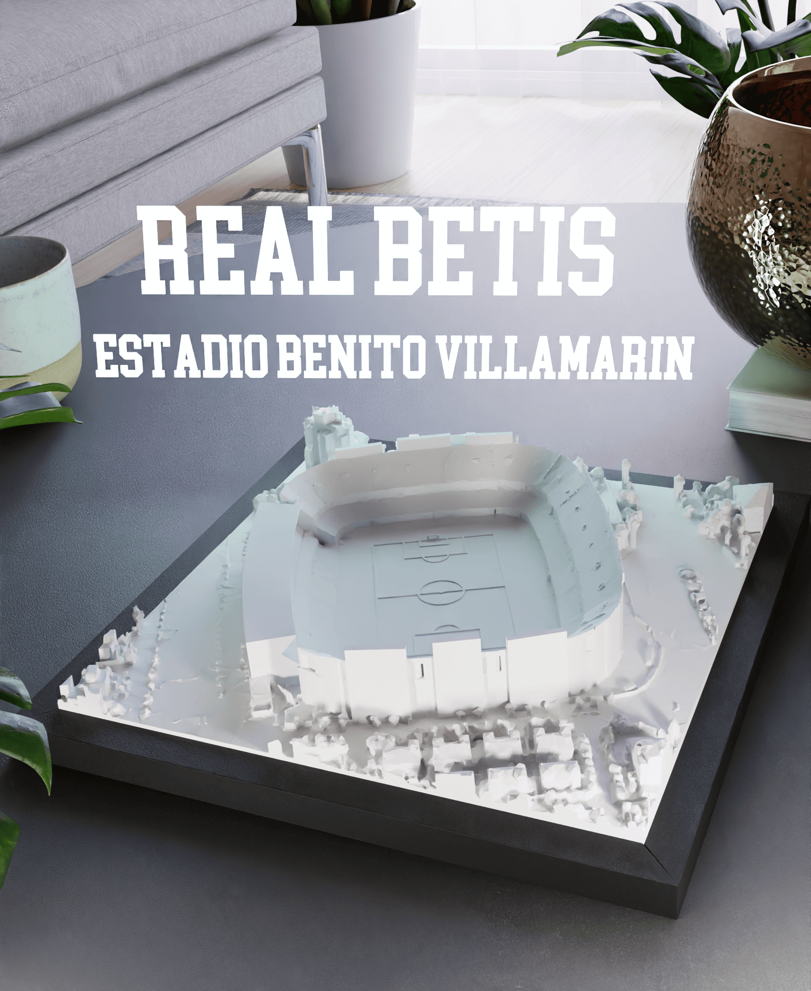 Real Betis - Estadio Benito Villamarin 3d model