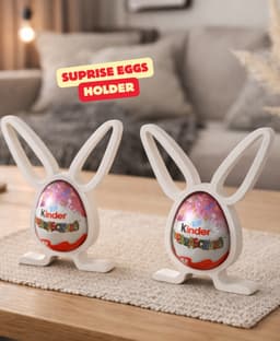 SURPRISE EGG HOLDER / EGG HOLDER / EASTER SUPRISE EGG BUNNY / EASTER GIFT / LITTLE GIFT FOR EASTER 3d model