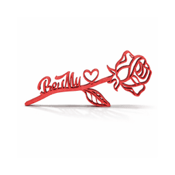 VALENTINES ROSE WITH STAND / BE MY VALENTINE / VALENTINES GIFT / SMALL GIFT / LOVE 3d model