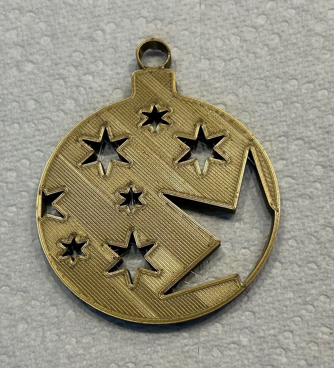 Ball Star Holiday Ornament 3d model