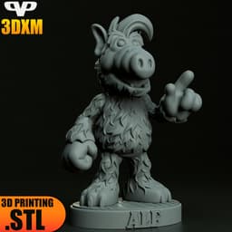 Alf Chibi STL for 3D Printing ChibiSTL 3DXM 3d model