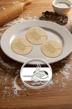 Ottoman Cookie Cutter, Biscuit Cutter 3d model
