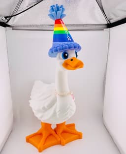 Party Hat Set Goose Gear for Porch Goose 3d model