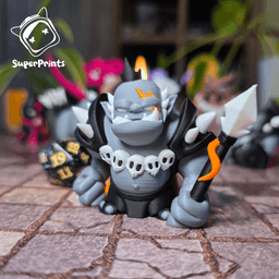 Orcs - Easy Multicolor FDM RPG Minis (No supports) 3d model