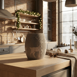 Reindeer Vase 3d model