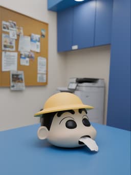 Shin-chan Tissue Box 3d model