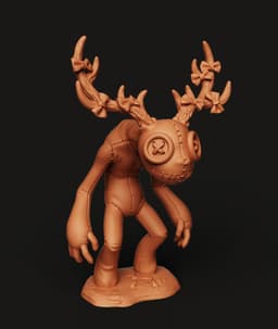 Stitched Deer Monster Multi-Color 3MF | Creepy Cute | Bambu Ready 3d model