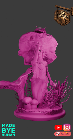 Catharella of Tundon-Mushroom Fairies 3d model