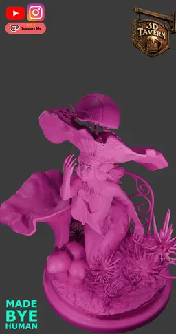 Catharella of Tundon-Mushroom Fairies 3d model