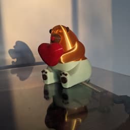VALENTINO - THE VALENTINE BEAR - SELF ASSEMBLE 3d model