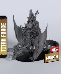 Frost Wyrm - With Free Dragon Warhammer - 5e DnD Inspired for RPG and Wargamers 3d model