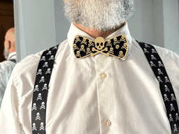 Skull Bow Tie 3d model