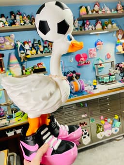 Soccer Ball Hat Goose Gear for Porch Goose 3d model