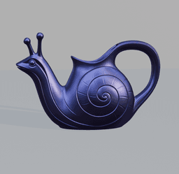 Snail Watering Can – Whimsical Garden Decor & Functional Plant Watering Jug 3d model