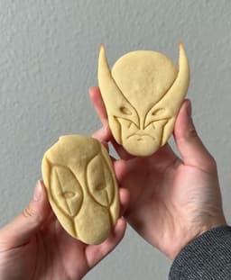 Deadpool and Wolverine inspired Cookie Cutters 3d model