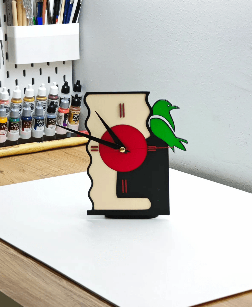Bird Clock 3d model