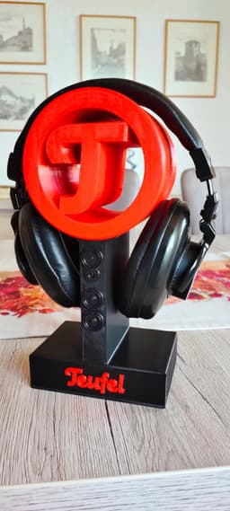 Teufel audio headphone stand holder Kopfhörer Halter Halterung 3d model