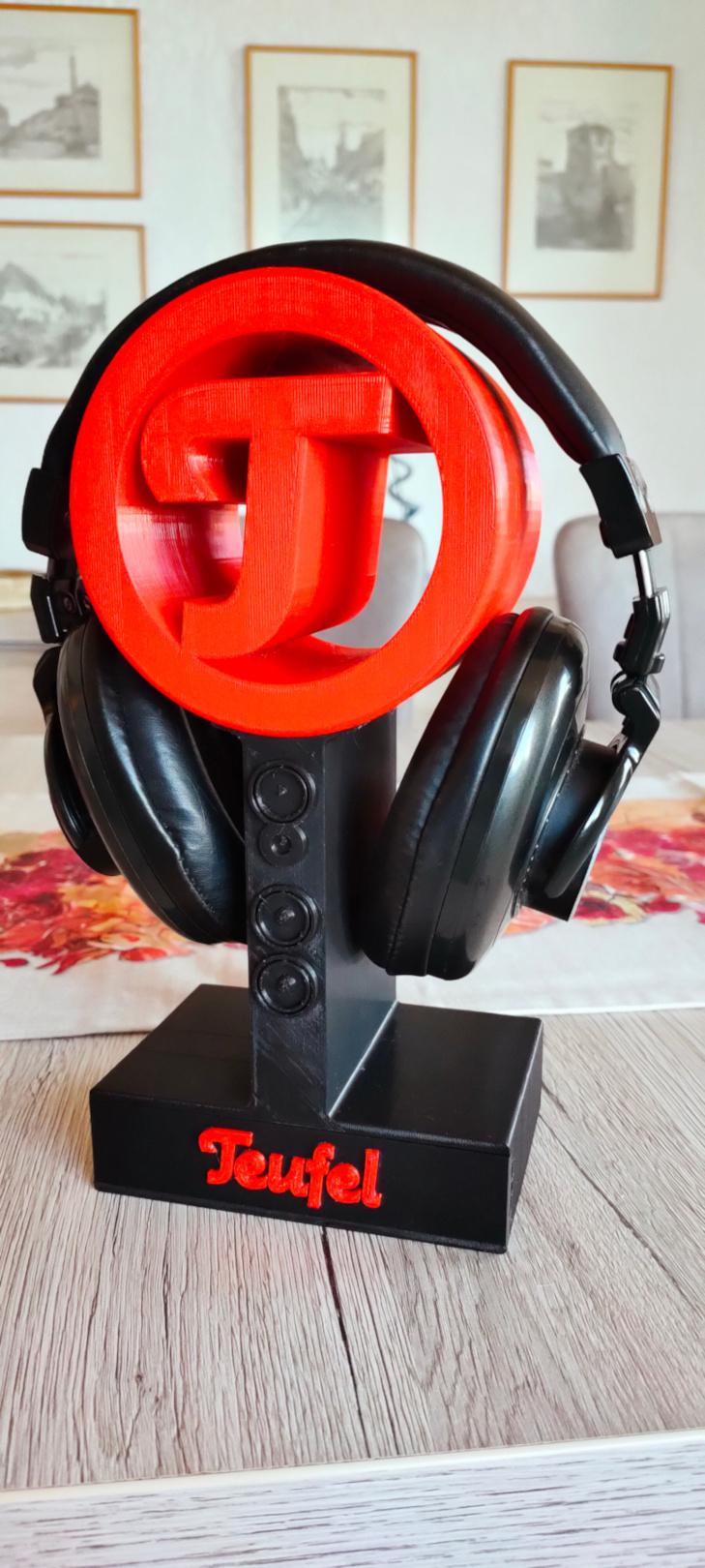 Teufel audio headphone stand holder Kopfhörer Halter Halterung 3d model